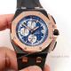 Imitation Audemars Piguet 44MM Rose Gold Blue Dial Watch Men's (3)_th.jpg